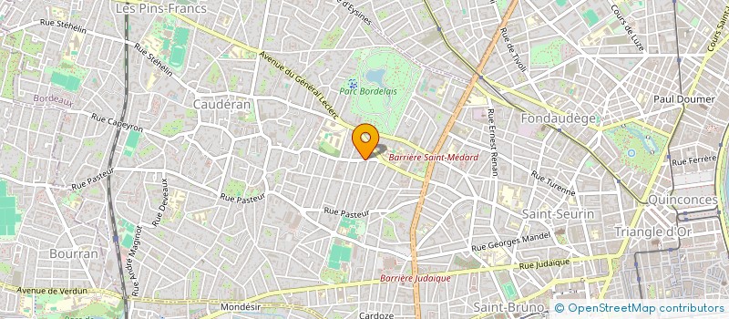 localisation de l'entreprise MADAME MARINE LACAZE  BORDEAUX