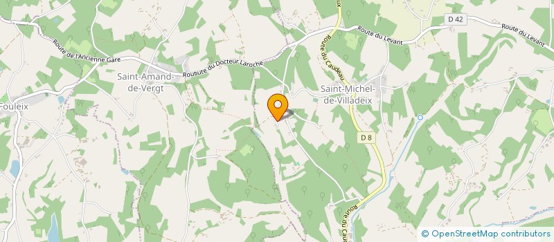 localisation de l'entreprise MADAME MARINE LACROIX  SANILHAC