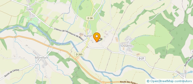 localisation de l'entreprise MADAME MARINE LACROUTS  NARP