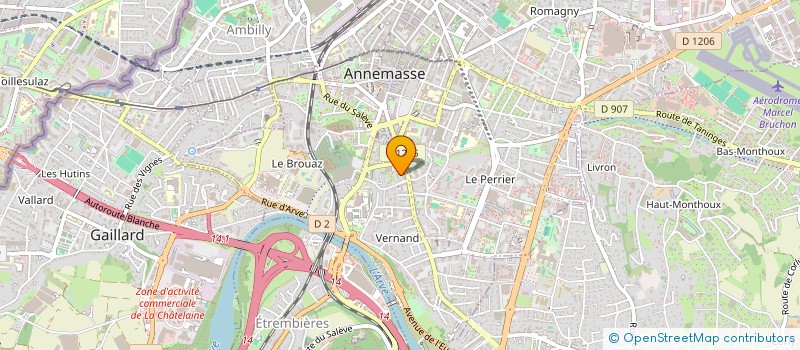 localisation de l'entreprise MADAME MARINE LADARRE  ANNEMASSE