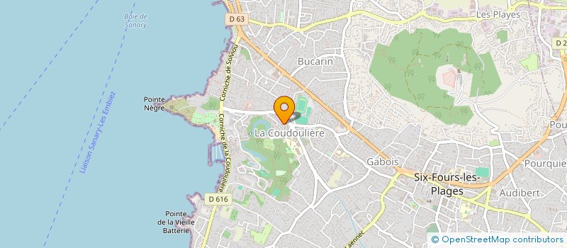 localisation de l'entreprise MADAME MARINE LAGADEC à SIX-FOURS-LES-PLAGES