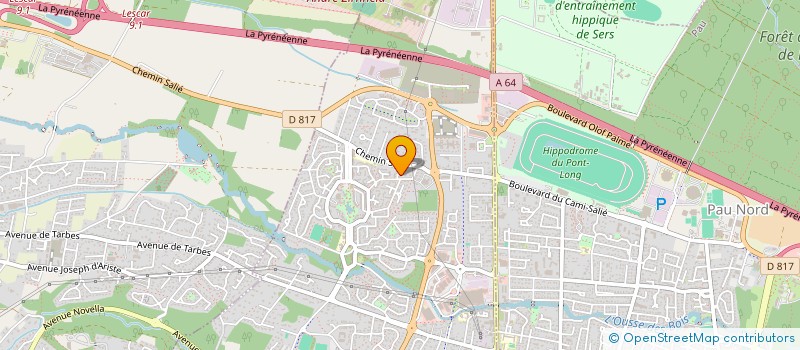 localisation de l'entreprise MADAME MARINE LAGORS à LONS