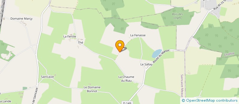 localisation de l'entreprise MADAME MARINE LAHAIX à SAINCAIZE MEAUCE