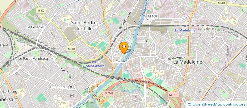 localisation de l'entreprise MADAME MARINE LAHAYE à SAINT-ANDRE-LEZ-LILLE