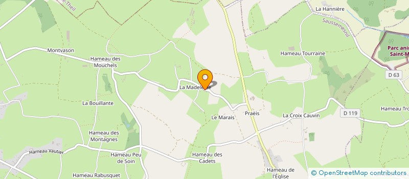 localisation de l'entreprise MADAME MARINE LAMACHE  SAUSSEMESNIL