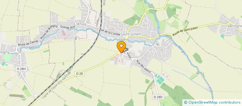 localisation de l'entreprise MADAME MARINE LANDEL  SAINT-JULIEN