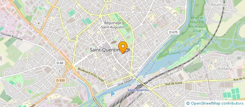 localisation de l'entreprise MADAME MARINE LAROSE  SAINT-QUENTIN