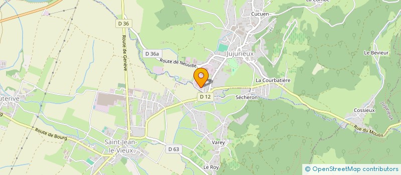 localisation de l'entreprise MADAME MARINE LARUE à JUJURIEUX