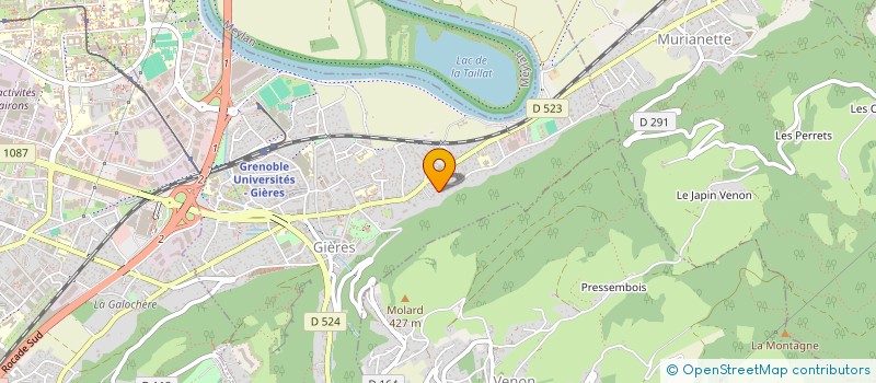 localisation de l'entreprise MADAME MARINE LATRAYE  GIERES