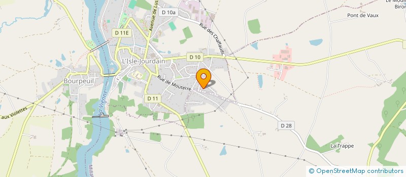 localisation de l'entreprise MADAME MARINE LAVAUD  L'ISLE-JOURDAIN