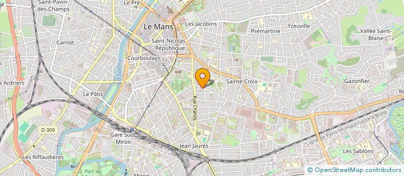 localisation de l'entreprise MADAME MARINE LAVAUPOT  LE MANS