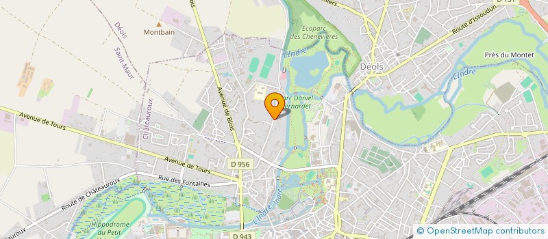 localisation de l'entreprise MADAME MARINE LAVERGNE à CHATEAUROUX