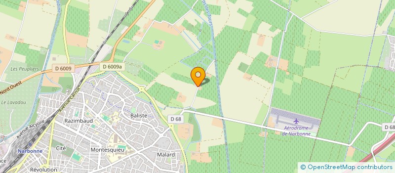 localisation de l'entreprise MADAME MARINE LAVERGNE  NARBONNE