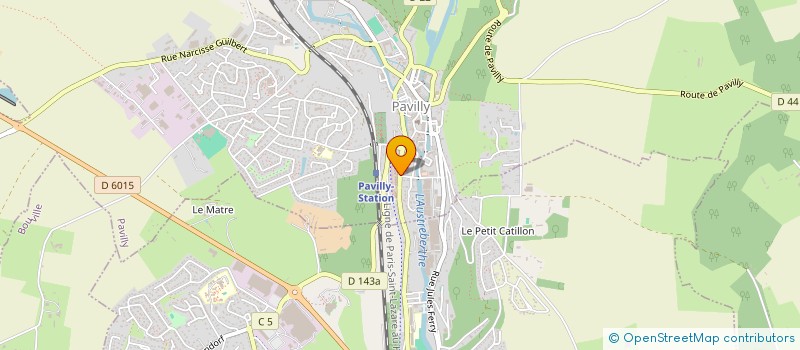 localisation de l'entreprise MADAME MARINE LE BESCONT  PAVILLY