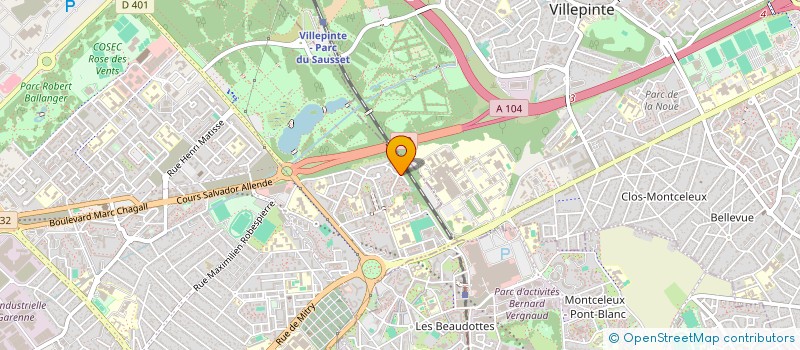 localisation de l'entreprise MADAME MARINE LE BRIS à AULNAY-SOUS-BOIS