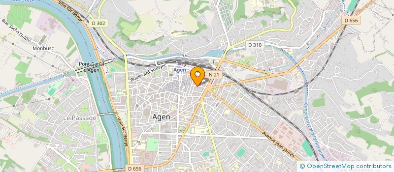 localisation de l'entreprise MADAME MARINE LE DU  AGEN