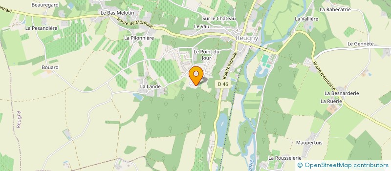 localisation de l'entreprise MADAME MARINE LE FUR à REUGNY