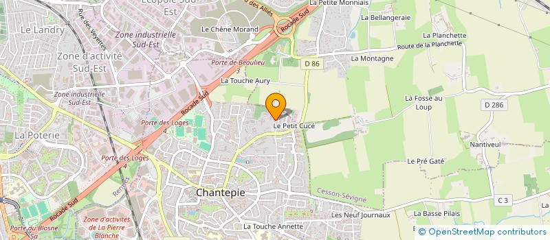 localisation de l'entreprise MADAME MARINE LE FUSTEC  FOUGERES