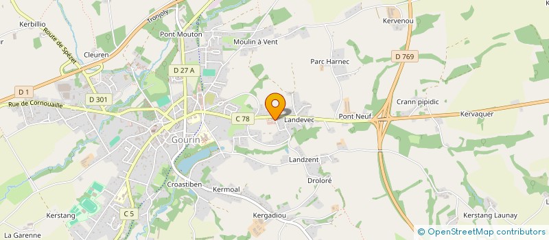 localisation de l'entreprise MADAME MARINE LE LANN  GOURIN