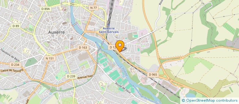 localisation de l'entreprise MADAME MARINE LEBOEUF à AUXERRE
