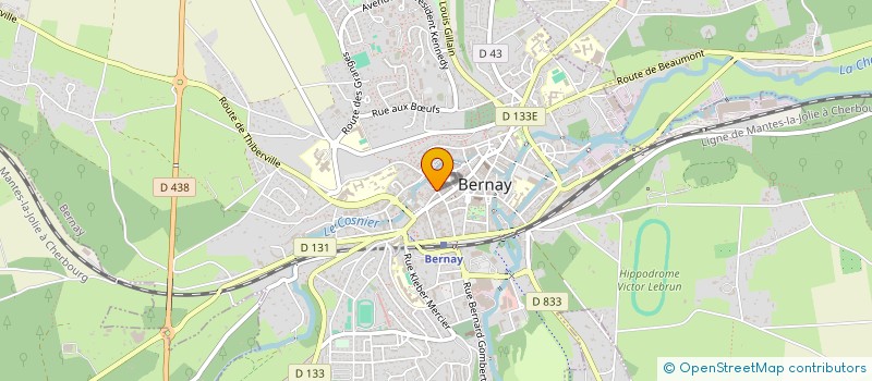 localisation de l'entreprise MADAME MARINE LEBREC  BERNAY