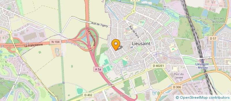 localisation de l'entreprise MADAME MARINE LEBRETON  LIEUSAINT