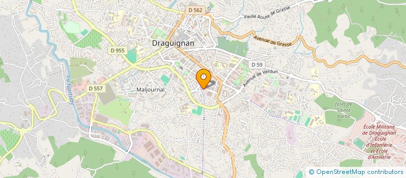 localisation de l'entreprise MADAME MARINE LECLAIRCIE  DRAGUIGNAN