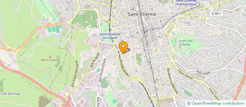 localisation de l'entreprise MADAME MARINE LECOINTE  SAINT-ETIENNE