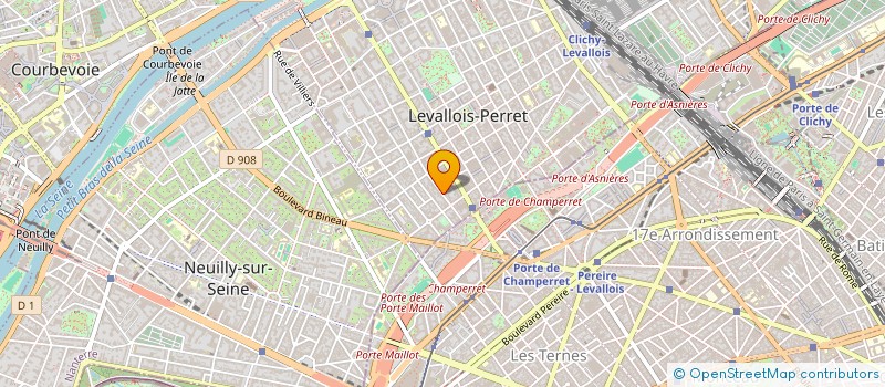 localisation de l'entreprise MADAME MARINE LECOMTE à LEVALLOIS-PERRET