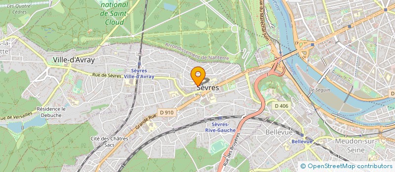 localisation de l'entreprise MADAME MARINE LEDOUR à SEVRES
