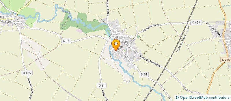 localisation de l'entreprise MADAME MARINE LEDUC  MARTRES-SUR-MORGE