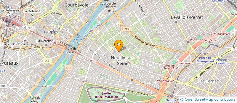 localisation de l'entreprise MADAME MARINE LEFEBVRE à NEUILLY-SUR-SEINE