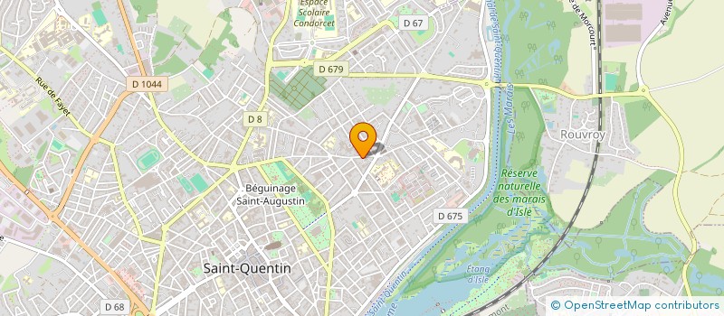 localisation de l'entreprise MADAME MARINE LEFEVRE à SAINT-QUENTIN