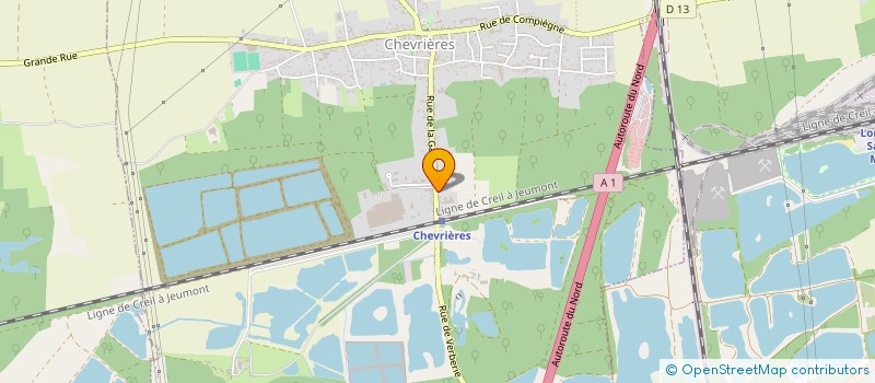 localisation de l'entreprise MADAME MARINE LEFIN  CHEVRIERES