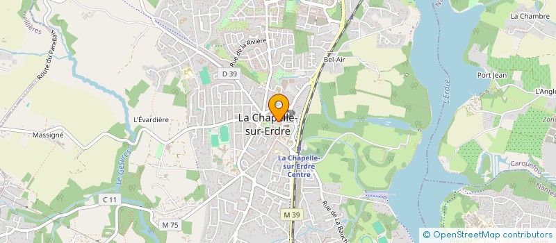 localisation de l'entreprise MADAME MARINE LEGRAND à LA CHAPELLE-SUR-ERDRE