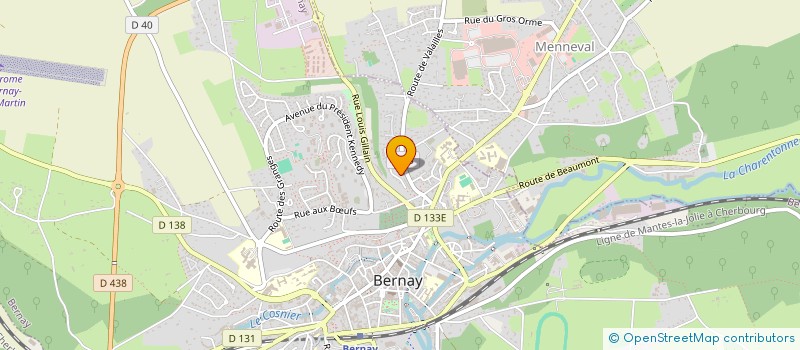 localisation de l'entreprise MADAME MARINE LEGRAND à BERNAY