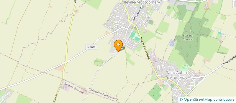 localisation de l'entreprise MADAME MARINE LEGRAY  COLLEVILLE-MONTGOMERY