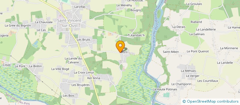 localisation de l'entreprise MADAME MARINE LEGROS  GUER