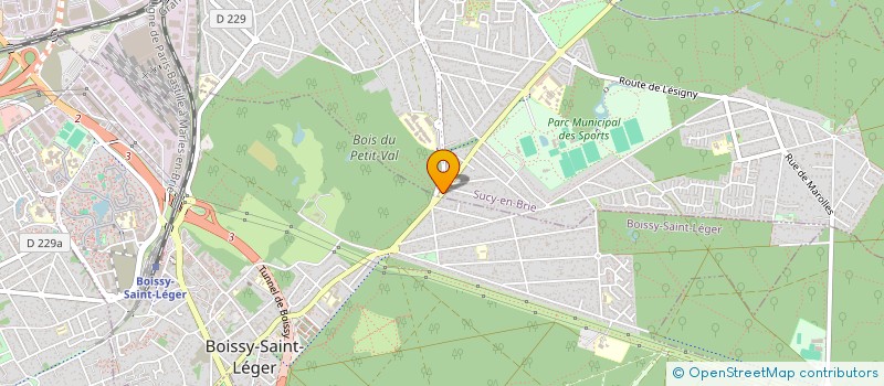 localisation de l'entreprise MADAME MARINE LEJEUNE  SUCY-EN-BRIE