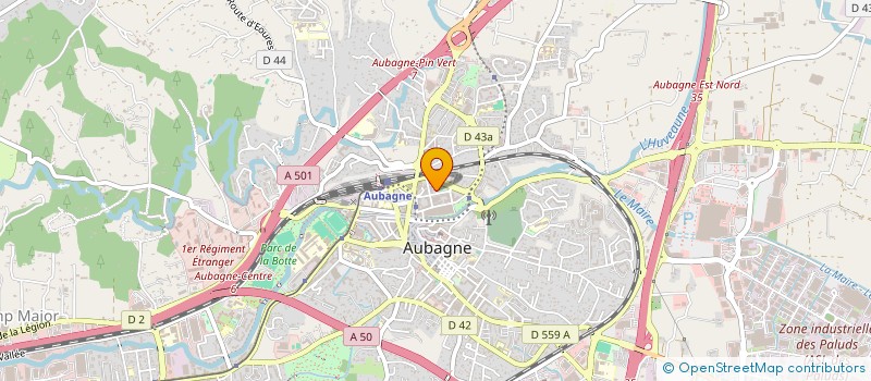 localisation de l'entreprise MADAME MARINE LEKIEFFRE à AUBAGNE