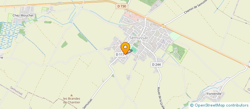 localisation de l'entreprise MADAME MARINE LELLOUCHE  SEMUSSAC