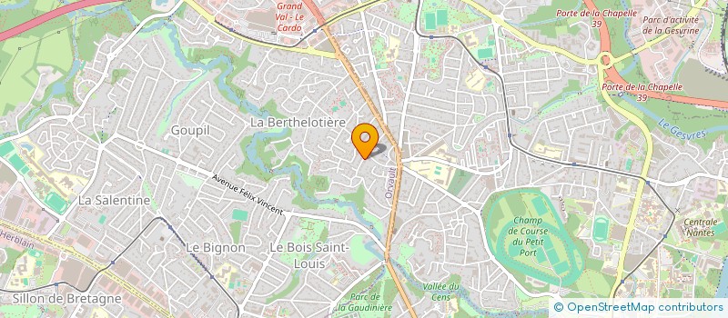 localisation de l'entreprise MADAME MARINE LEMAITRE à ORVAULT