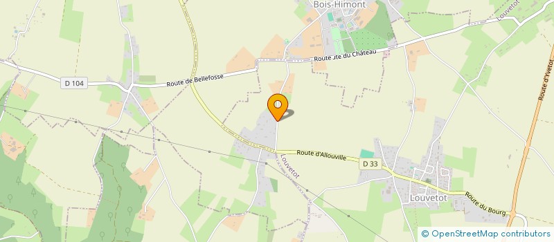 localisation de l'entreprise MADAME MARINE LEMIERE  LOUVETOT