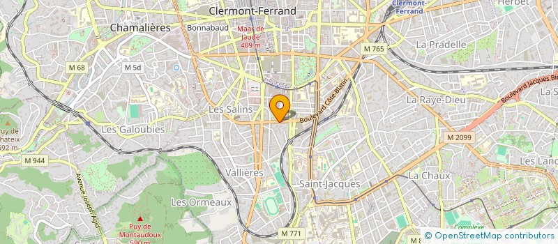 localisation de l'entreprise MADAME MARINE LEMOINE  CLERMONT-FERRAND