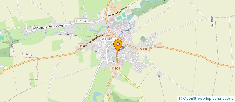 localisation de l'entreprise MADAME MARINE LENNE  AIRAINES