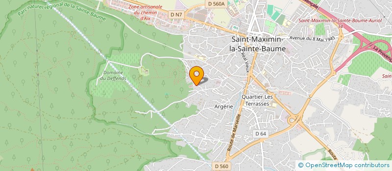 localisation de l'entreprise MADAME MARINE LEONE à SAINT-MAXIMIN-LA-SAINTE-BAUME