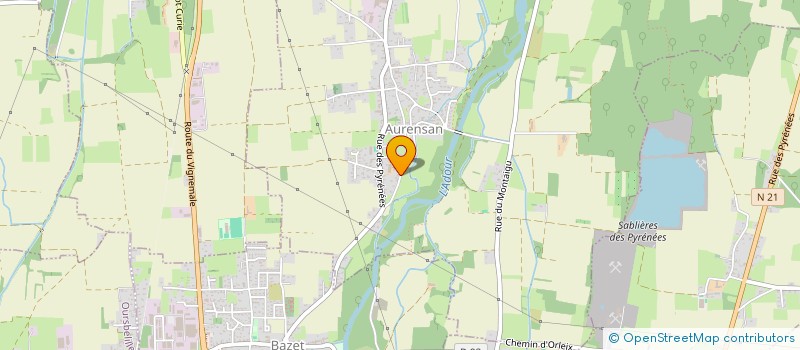 localisation de l'entreprise MADAME MARINE LESCLOUPE  AURENSAN