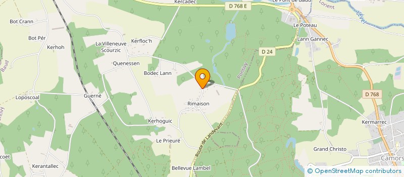 localisation de l'entreprise MADAME MARINE LESTREHAN  BAUD