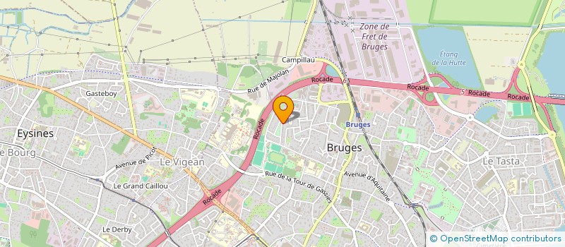 localisation de l'entreprise MADAME MARINE LETALET RICAUD à BRUGES