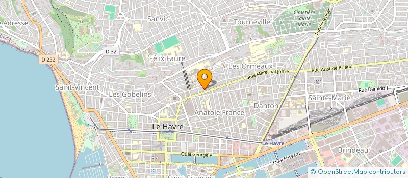 localisation de l'entreprise MADAME MARINE LETELLIER à LE HAVRE